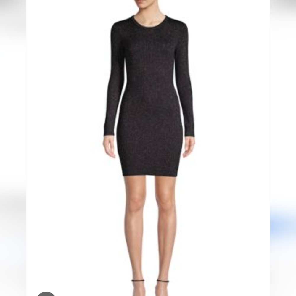 NEW OPEN EDIT | $69 Metallic Sweater Dress